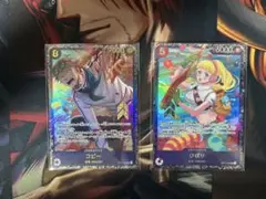 ワンピース　カードゲーム　コビー　ひばり　フラシ　未開封