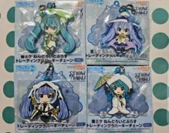 【新品】4点セット　初音ミク　雪ミク　ラバー　ストラップ