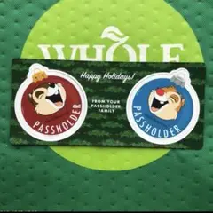 WDW パスホルダー　ホリデー　マグネット　チップ　デール