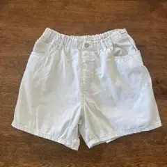 ★UNIQLO ホワイトデニムショートパンツ 160
