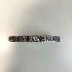 イタリアンチャームブレスレット ピンクモチーフ