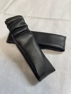 【美品】MB レザースリーブバンド ブラック