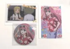 ぼっち・ざ・ろっく 缶バッジ アロハ衣装 クリアカード セット