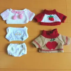 ぬいぐるみ用着せ替え服セット　Sサイズ