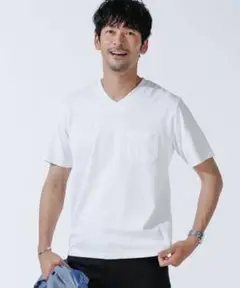 《WEB限定》《汗染み防止》Anti Soaked ヘビーＶネックTシャツ