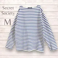 Secret Society カットソー　マリンボーダー　M 綿100%