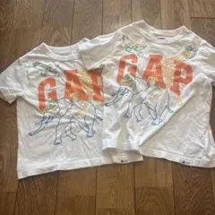 95 105センチ　GAP 男の子　女の子　子供　ゾウ　お揃い　tシャツ