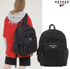 【美品】VETEZE RETRO SPORT BAG2 大容量 27L 黒