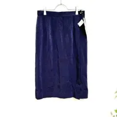 タグ付き　BELLE GALERE ラップスカート　膝丈　大人綺麗　レトロ　紫9