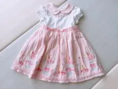 メゾピアノ　パフェ柄ワンピース　90