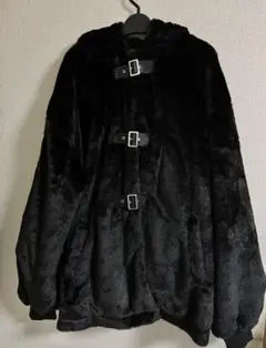 最終値下げ⭐︎新品 Jamie エーエヌケー ベルトファーコート ブラック