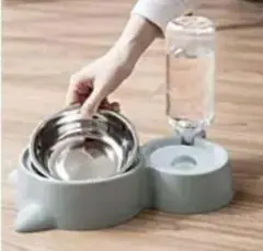 ペット給水器 猫 水 ペットボウル 給水器 犬猫用 小動物用食器