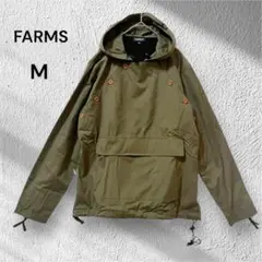 FARMES パーカー 美品 デザイン性 アウター モスグリーン ヨットパーカー