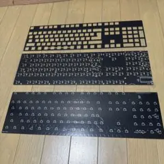 オープンソース　わんわんわんキーボード基板3枚セット黒