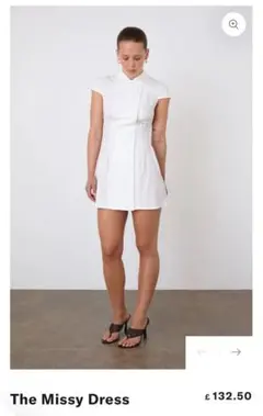 ワンピース Peachy Den Missy Dress The Missy Dress, Porcelain – Peachy Den