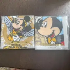 ディズニーハンカチ　タオル　ミッキーマウス　（2枚セット）⭐︎レア⭐︎