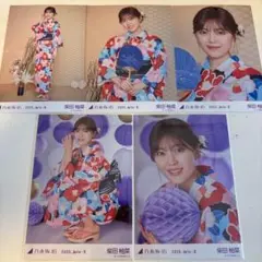 柴田柚菜 乃木坂46 真夏の全国ツアー 2025 浴衣 生写真 5種コンプ