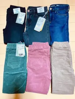 【未使用タグ付き】【h&m】 ボトムス パンツ ズボン cn110 6着セット