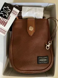 ★新品、未使用、タグ付★ ポーター シスコ ショルダーバッグ(S) ブラウン