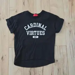 repipi armario プリントTシャツ 黒　150から160cm