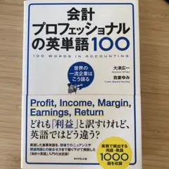 会計プロフェッショナルの英単語100 = 100 WORDS IN ACCOU…