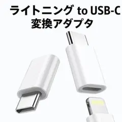 2点セット ライトニング → タイプc 変換アダプタ iPhone 急速充電