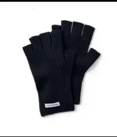 新品キャッシュベイビー黒カシミヤ100％指なしグローブ手袋cash&barba 新品キャッシュベイビー黒カシミヤ100％指なしグローブ手袋