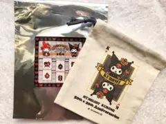 マイメロ　クロミ　50周年　アニバーサリー　ポップアップ　巾着　メロクロ