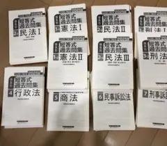 【裁断済】2025年版 司法試験・予備試験 体系別 短答式過去問集 全科目11冊