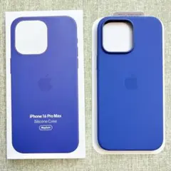 新品未使用·iPhone16ProMax シリコンケース MagSafe ブルー