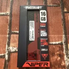 PATRIOT VIPER 16GB DDR4 デスクトップ メモリー 1枚