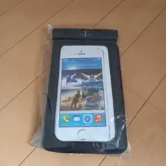 【未開封、美品】防水スマホケース　紐付き