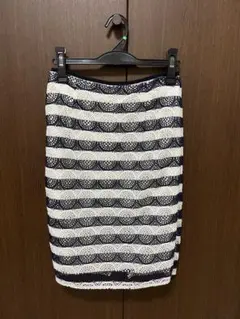 ⭐️美品⭐️Ballsey⭐️レース スカート ネイビー×ホワイト