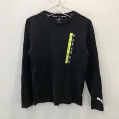 J699 PUMA ブラック ロングスリーブ カットソー160