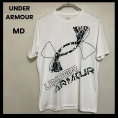 アンダーアーマー　Tシャツ　白　迷彩　カモフラ　ポリエステル