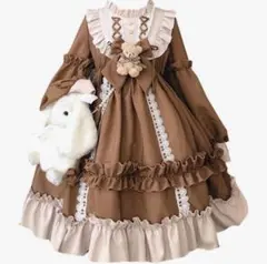 ロリータ ワンピース 長袖 森ガール