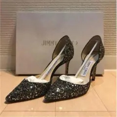 ジミーチュウ JIMMYCHOO パンプス ESTHER GOLD MIX値下げ