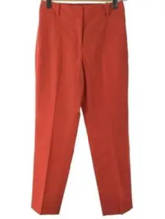 PLST リネンブレンドスティックパンツ オレンジ　XSサイズ