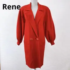 Rene ルネ レディース 上品 コート 赤 秋冬 レトロ
