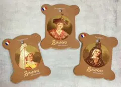【3枚セット】サジュー　Sajou 糸巻き　フランス