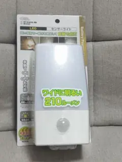 【新品】オーム電機　LED 人感 センサーライト NIT-BLA6JS-WN