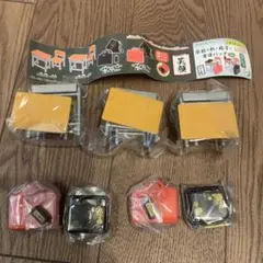 学校の机と椅子と書道バッグ　ガチャ