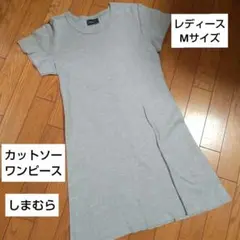 Pepys グレー 半袖カットソーワンピース