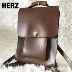HERZ ヘルツ 3way 縦型バック BC-105 レザー バッグ