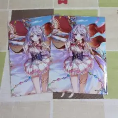 白猫プロジェクト ティナ ブロマイドA 2点 ネコミミくじ2025