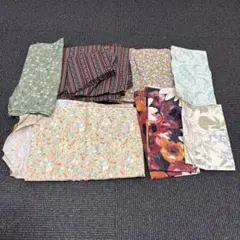 No93 【大量】 訳あり品 約0.9kg はぎれ 生地 まとめ売り リメイク用