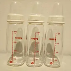 ピジョンガラス製哺乳瓶スリムタイプ 200ml 3本セット♡