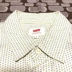【極美品】levisリーバイス 2WAYワークシャツ S ビンテージレプリカ 綿