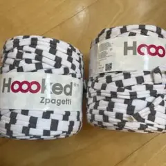 Hoooked Zpagetti ズバケッティTシャツヤーンホワイトグレー