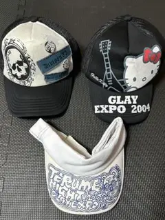 GLAY EXPO 2004 キャップ 帽子 3点 セット 2025年最新】glay キャップ expoの人気アイテム - メルカリ